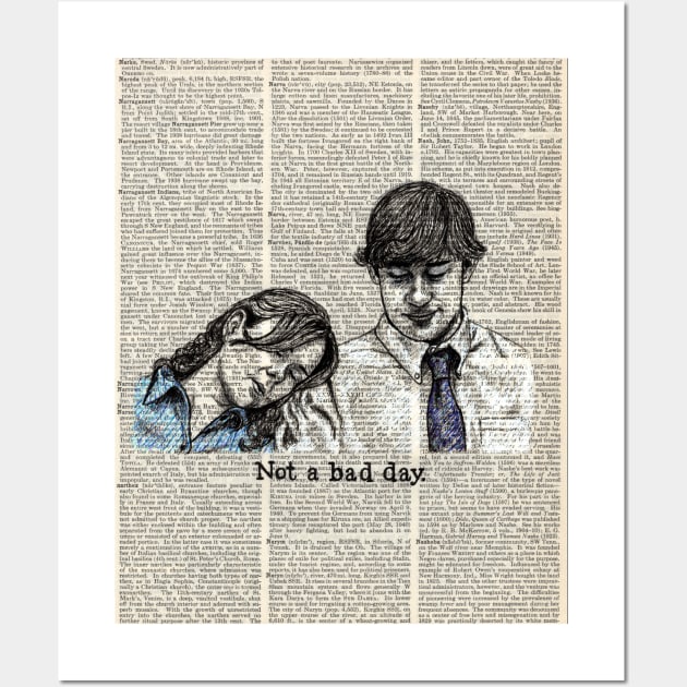 Pam and Jim "Not a bad day" Wall Art by Dekes